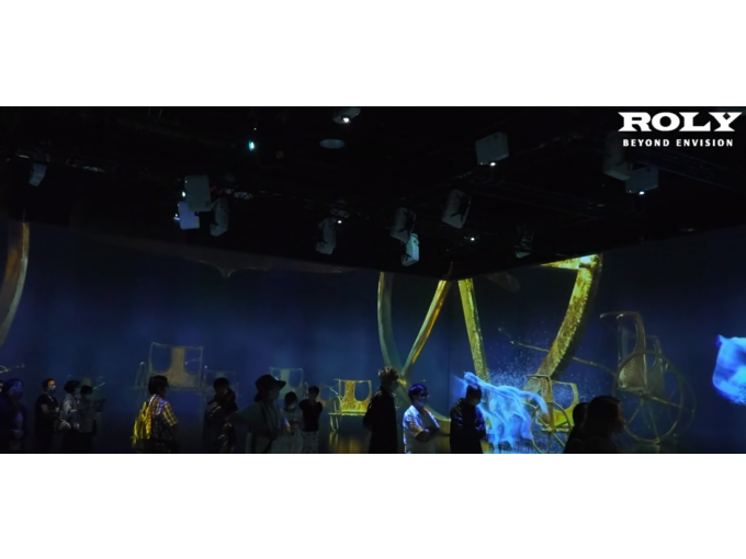 古代壁畫和投影機的結合 古代壁畫和投影機的結合